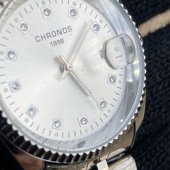 Brand New Men’s Silver Watch w Quartz - Picture 4 of 7